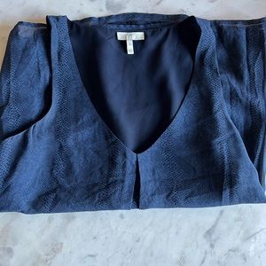 Joie Navy sleeveless blouse